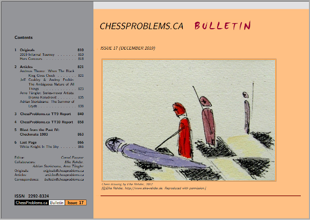 ChessProblems.ca Bulletin - Issue 17, December 2019