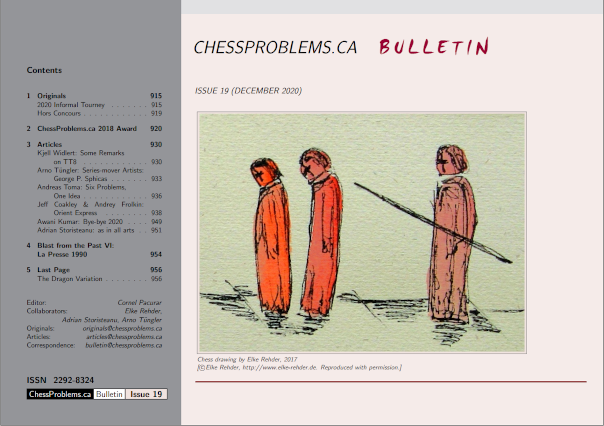 ChessProblems.ca Bulletin - Issue 19, December 2020